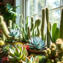 Rośliny do salonu przy oknie południowym: które gatunki znoszą intensywne słońce i jak je pielęgnować?