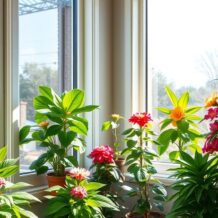 Rośliny doniczkowe a nasłonecznienie okien: jak dobrać gatunki do ekspozycji północnej, wschodniej, południowej i zachodniej oraz uniknąć poparzeń słonecznych